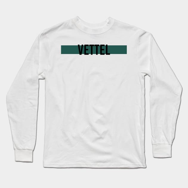 Sebastian Vettel Driver Name - 2022 Season #4 Long Sleeve T-Shirt by GreazyL